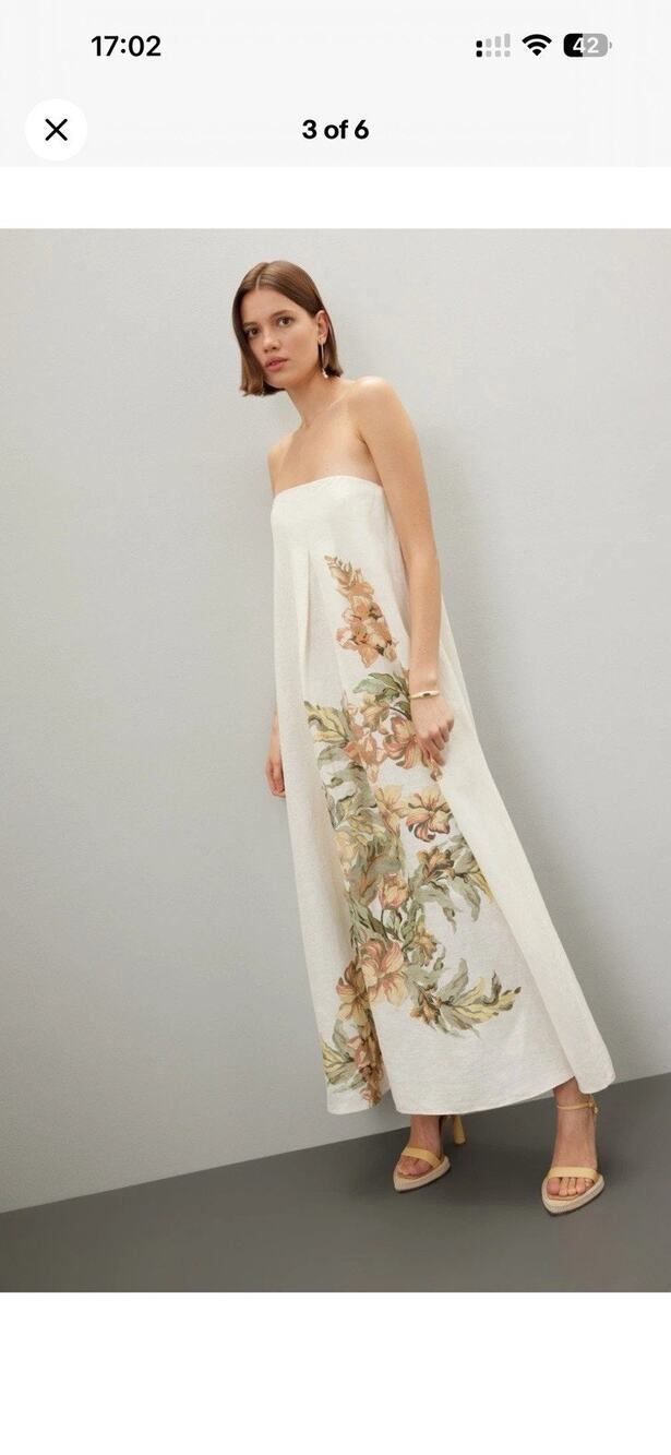 Significant Other Off-White Parisa Dress Size 10
